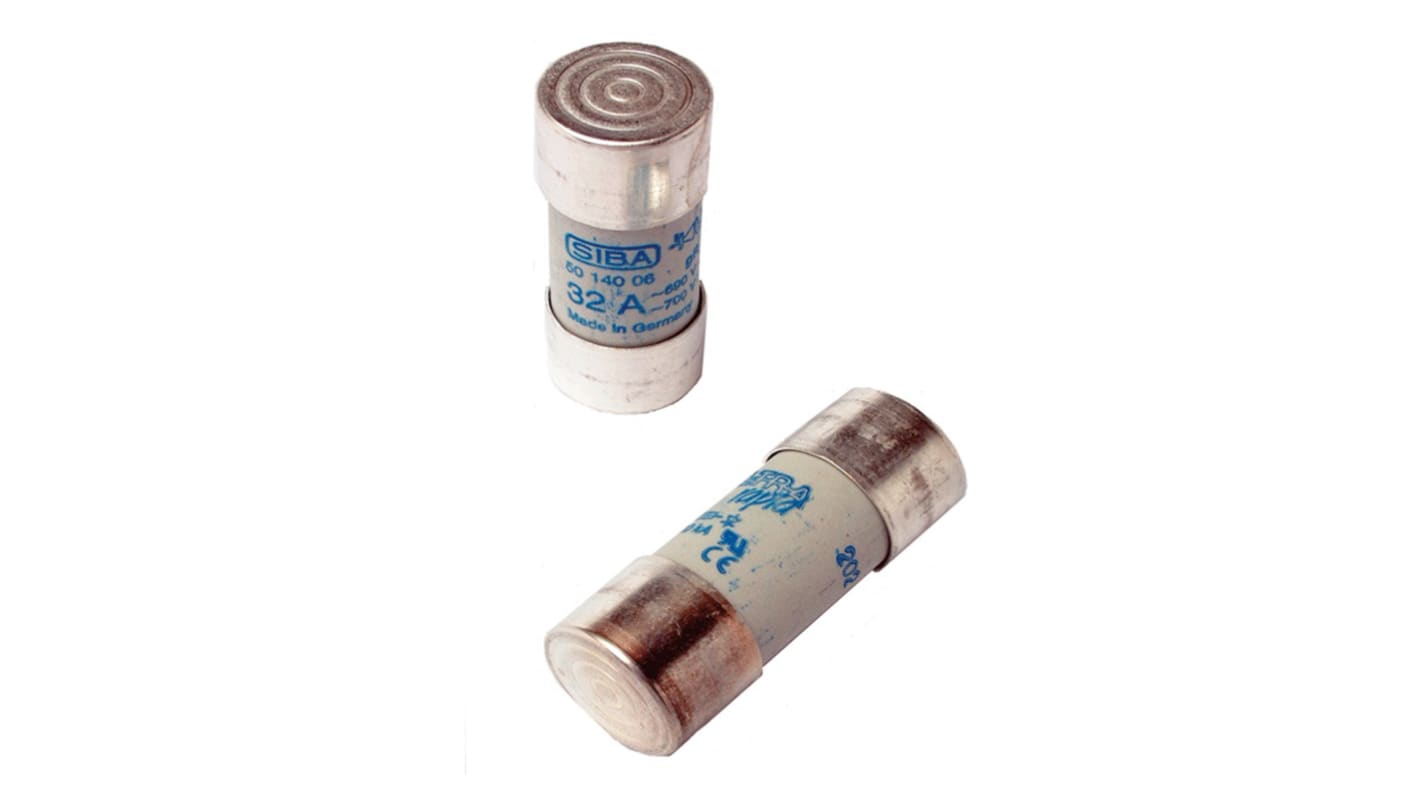 SIBA 40A Ceramic Cartridge Fuse, 22 x 58mm