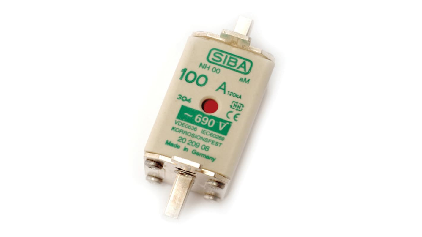 SIBA 80A NH Fuse, NH00, 690V