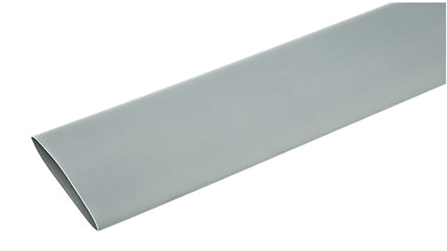 TE Connectivity Heat Shrink Tubing, Grey 1.2mm Sleeve Dia. x 1.2m Length 2:1 Ratio, RNF-100 Series