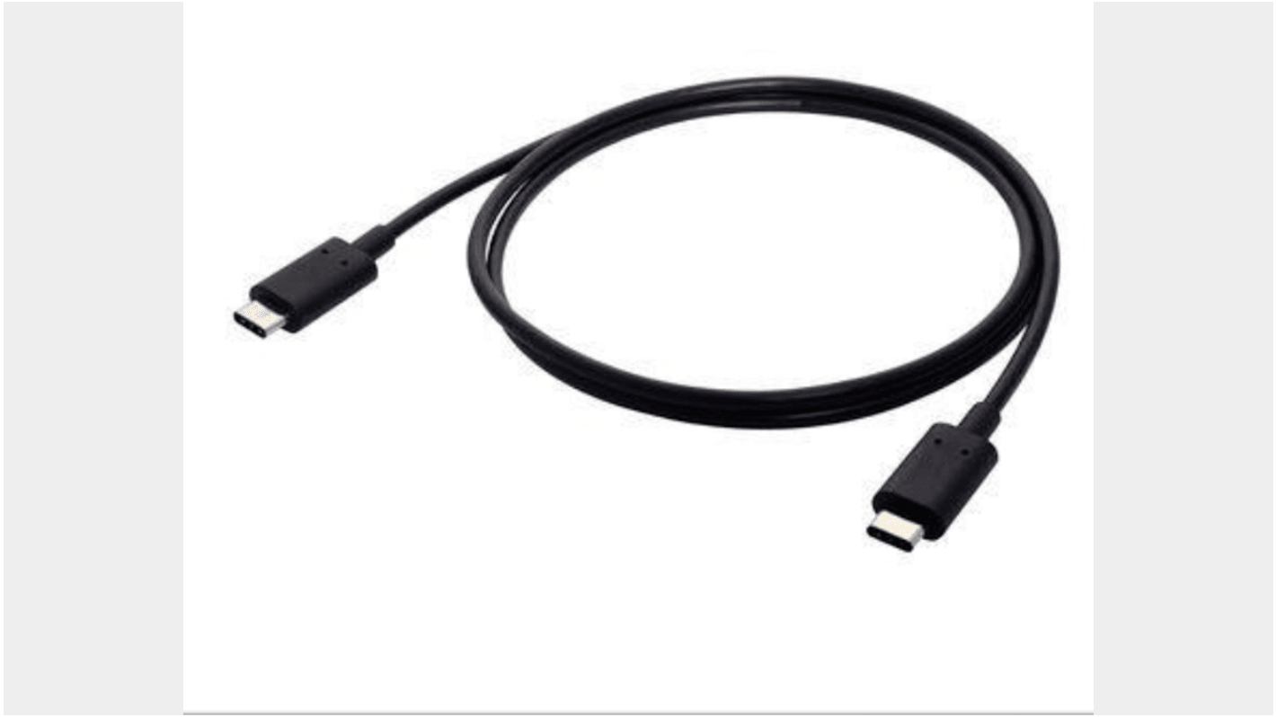 RS PRO USB 3.1, Male USB C to Male USB C, 2m
