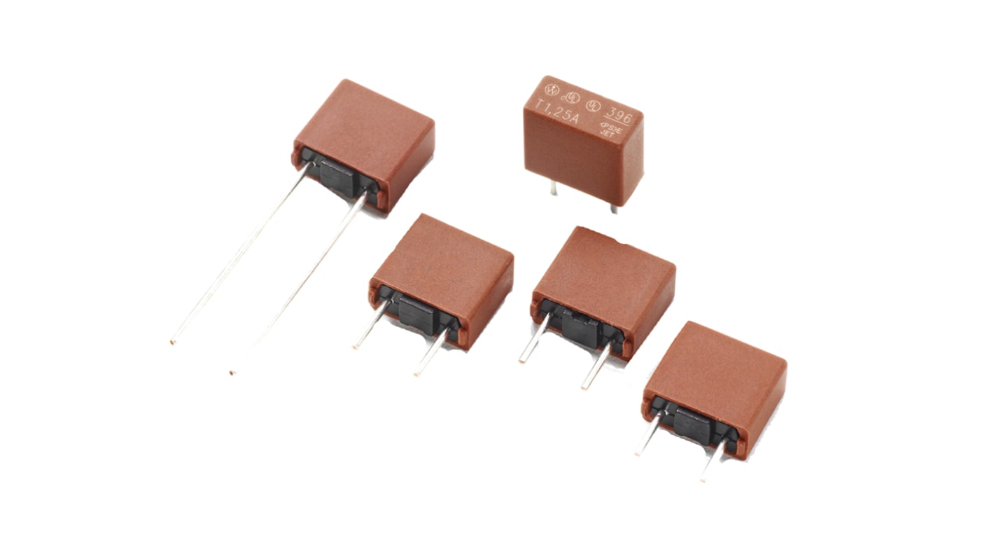 Littelfuse PC Board Non Resettable Fuse, Radial 3.15A, 125V ac