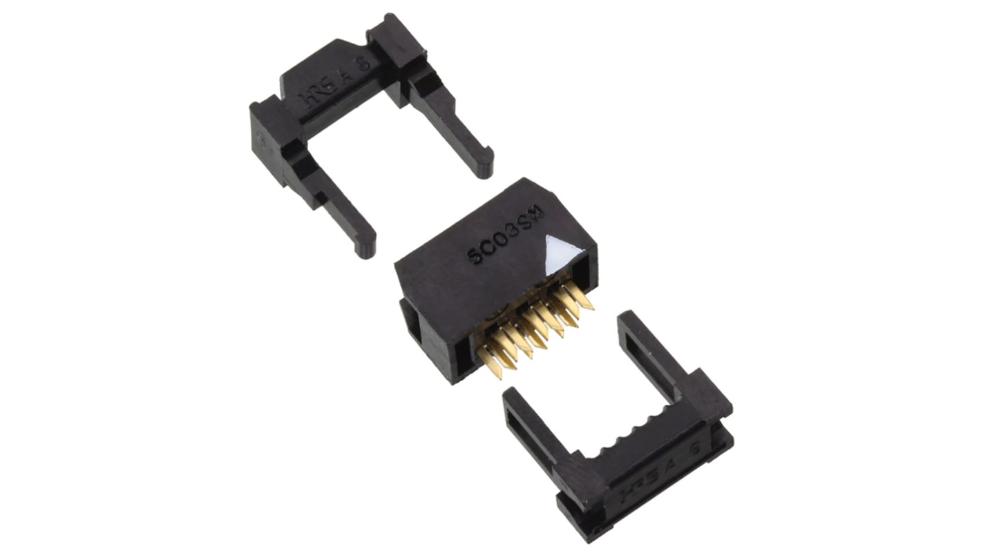 Hirose 6-Way IDC Connector Socket for Cable Mount, 2-Row