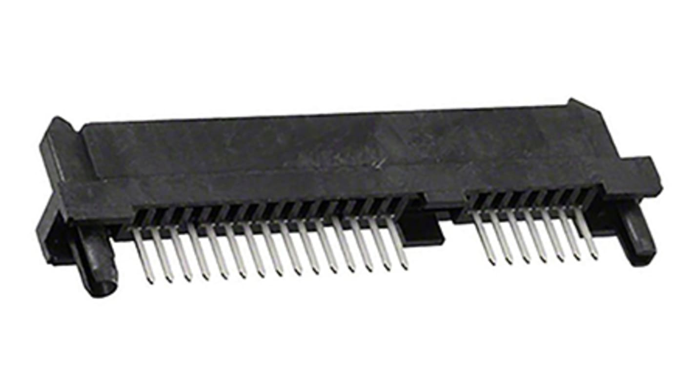 Molex 背板连接器母座, 22针, 1排, 垂直, Serial ATA系列