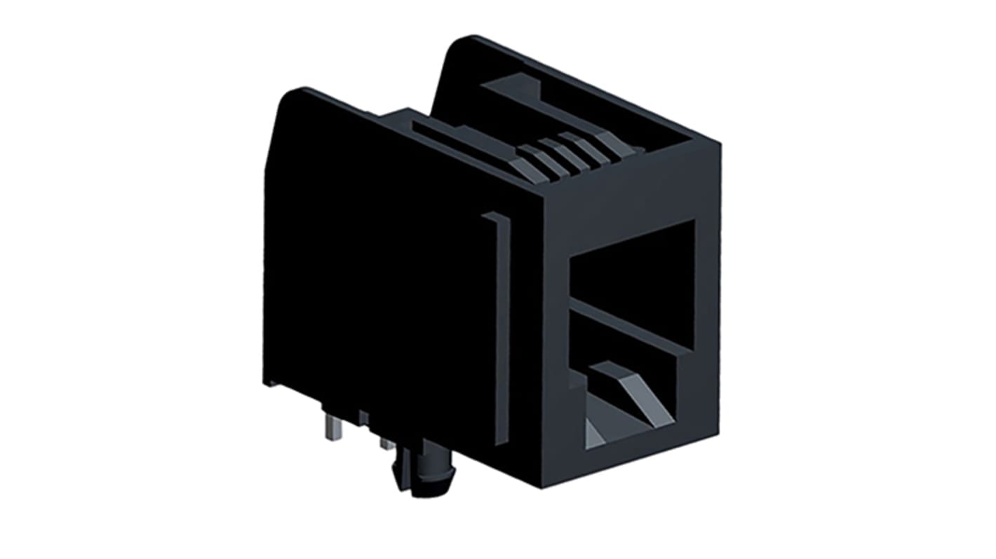 Connettore RJ22 Femmina Molex, 4P4C vie, Montaggio PCB