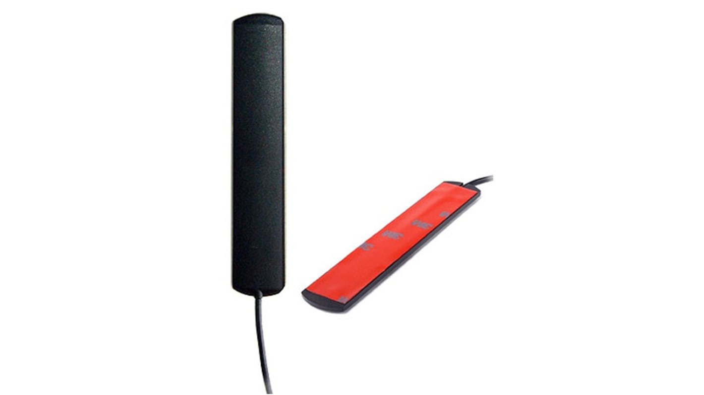 Omnidirezionale Antenna multibanda Siretta ALPHA10/2.5M/SMAM/S/S/20 Adesivo A lama, Interno SMA Maschio 3dBi WiFi Alpha