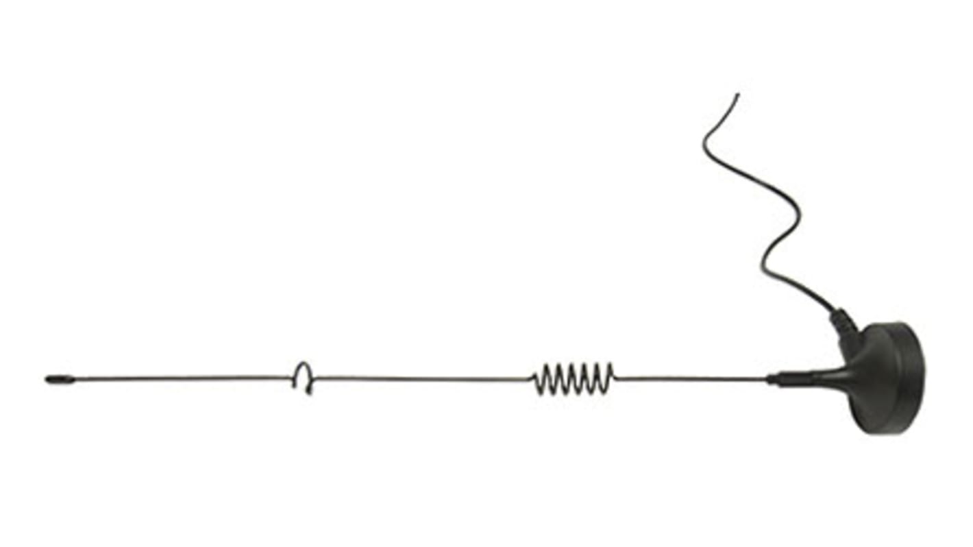 Siretta MIKE2A/3M/SMAM/S/S/26 Whip Multiband Antenna with SMA Connector, 2G (GSM/GPRS), 3G (UTMS), 4G, 4G (LTE Cat-M),