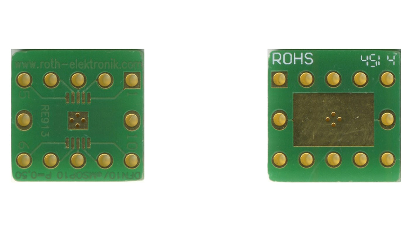 RE913, Dobbeltsidet Udvidelseskort Adapter med tilpasningsprintkort FR4, 12.5 x 12.5 x 1.5mm