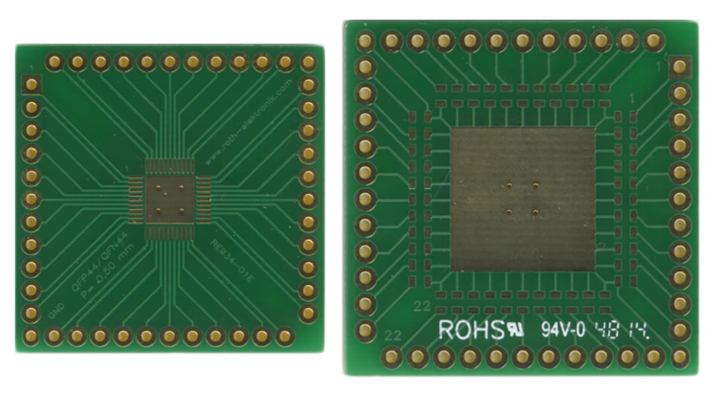 RE934-01E, Double Sided Extender Board Adapter Multiadapter With Adaption Circuit Board 43.3 x 34.3 x 1.5mm