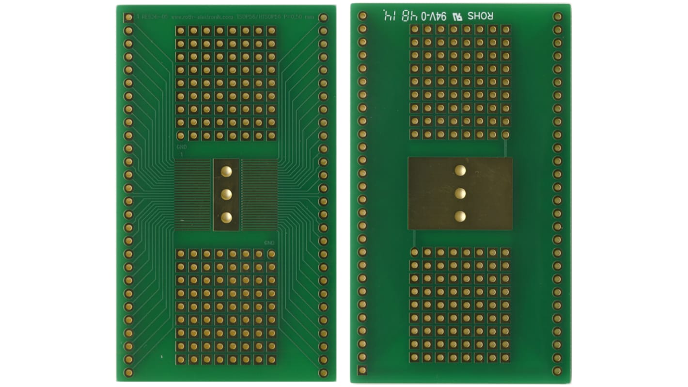 Roth Elektronik Multiadapter mit Adaptionsplatine Epoxidfaserverstärktes Glas 35μm 2-seitig 73.66 x 43.18 x 1.5mm