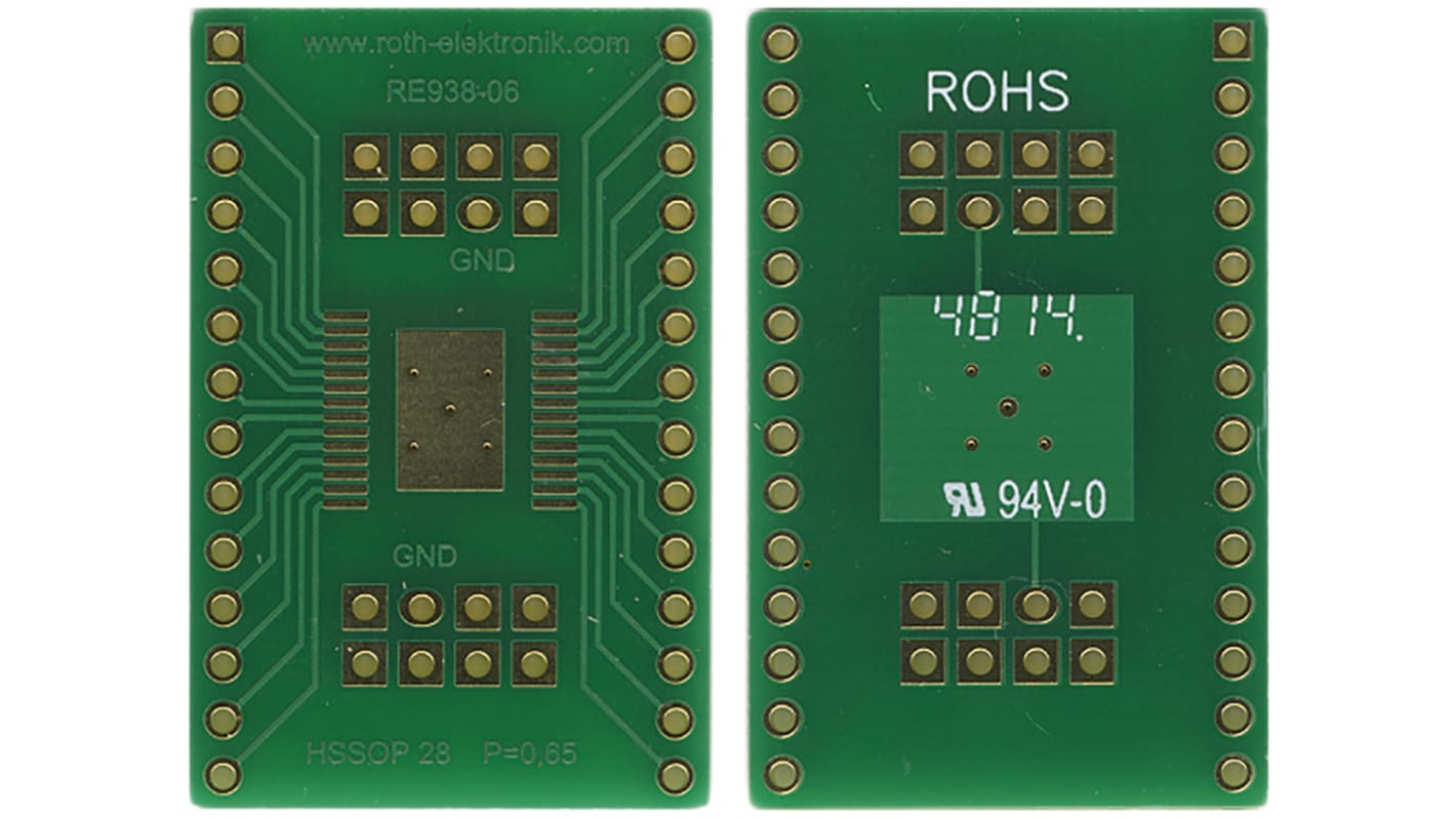 Placa Complementaria RE938-06, dos lados 36.2 x 23.5 x 1.5mm