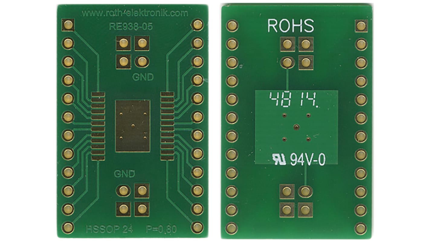 Placa Complementaria RE938-05, dos lados 32.38 x 20.95 x 1.5mm