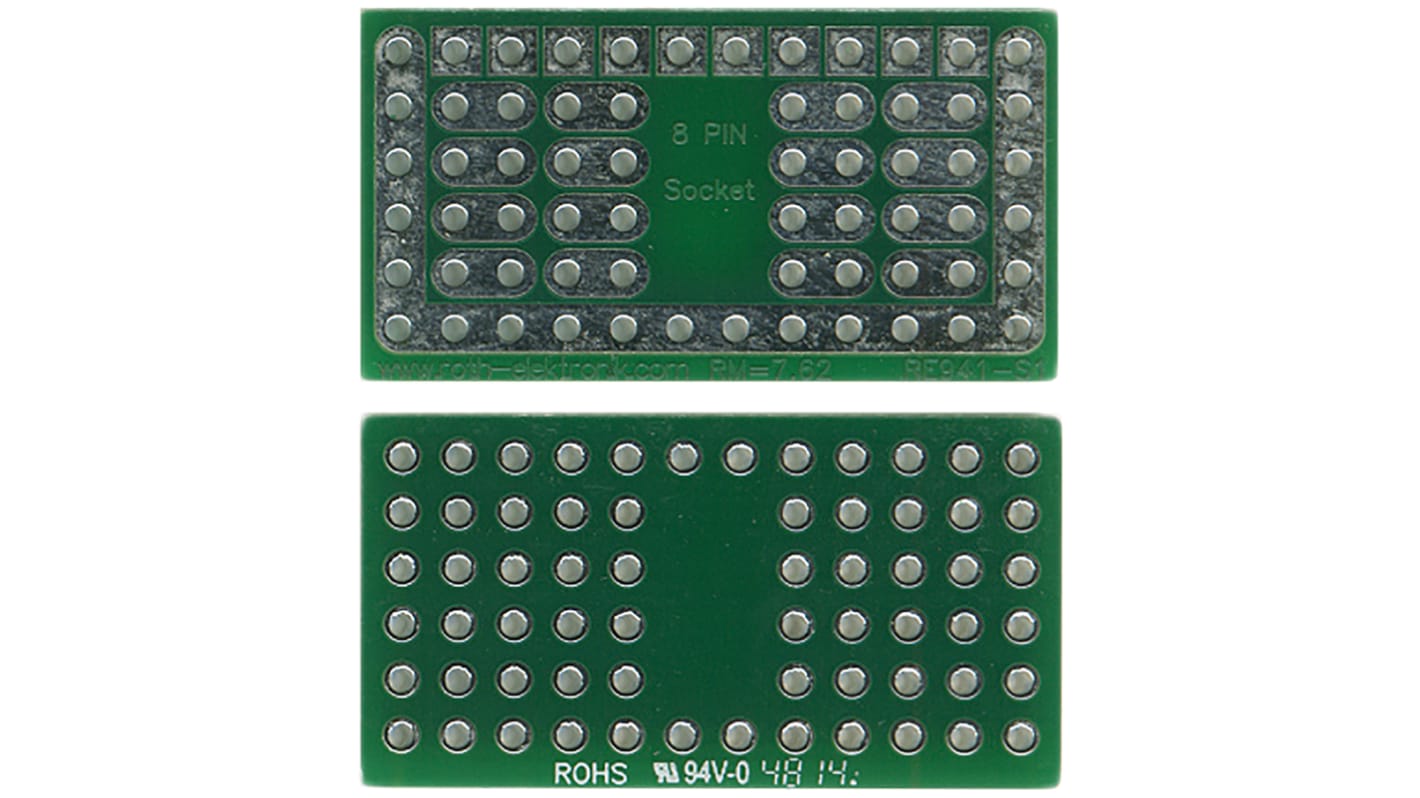 RE941-S1, Breadboard Solderable Breadboard With Adaption Circuit Board 31.75 x 17.14 x 1.5mm