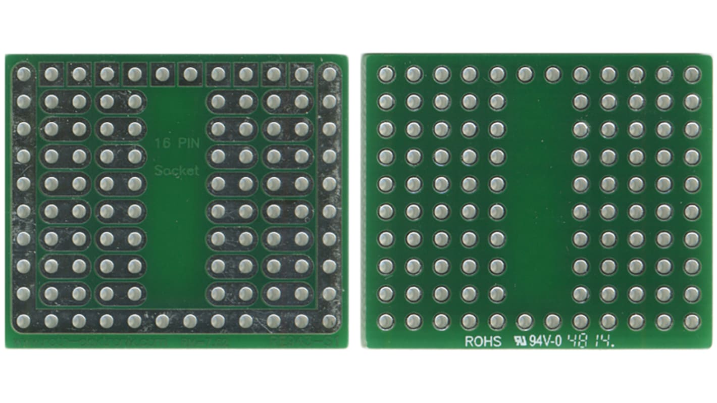 RE943-S1, Breadboard Solderable Breadboard With Adaption Circuit Board 31.75 x 27.3 x 1.5mm