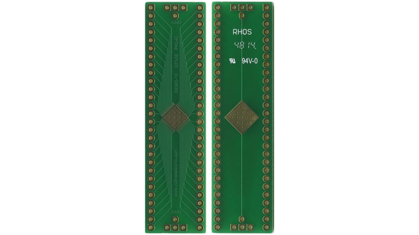 RE965-10, Double Sided Extender Board Adapter With Adaption Circuit Board 72.39 x 19.05 x 1.5mm
