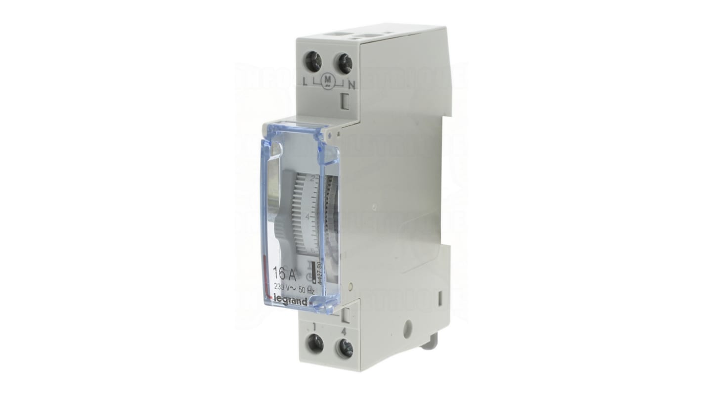 Legrand Analogue DIN Rail Time Switch 230 V ac