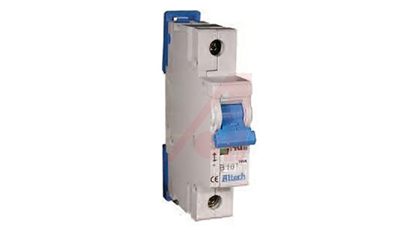 Altech Thermal Magnetic Circuit Breaker - R Single Pole 48 V dc, 277 V ac Voltage Rating DIN Rail Mount, 1A Current