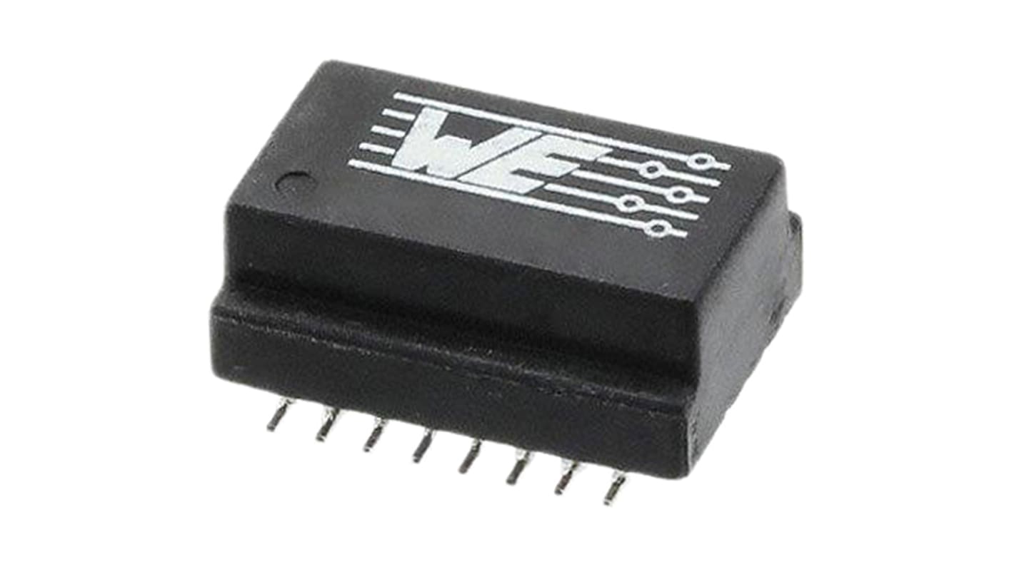 Wurth Elektronik LAN-Ethernet-Transformator SMD 1 Ports -1.2dB, L. 12.7mm B. 9.27mm