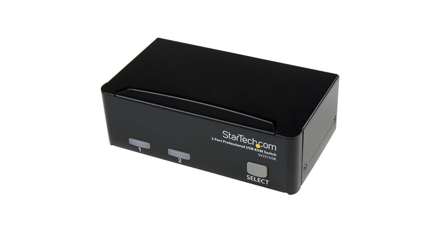 Switch KVM Sin audio StarTech.com, 2 puertos USB 1 VGA