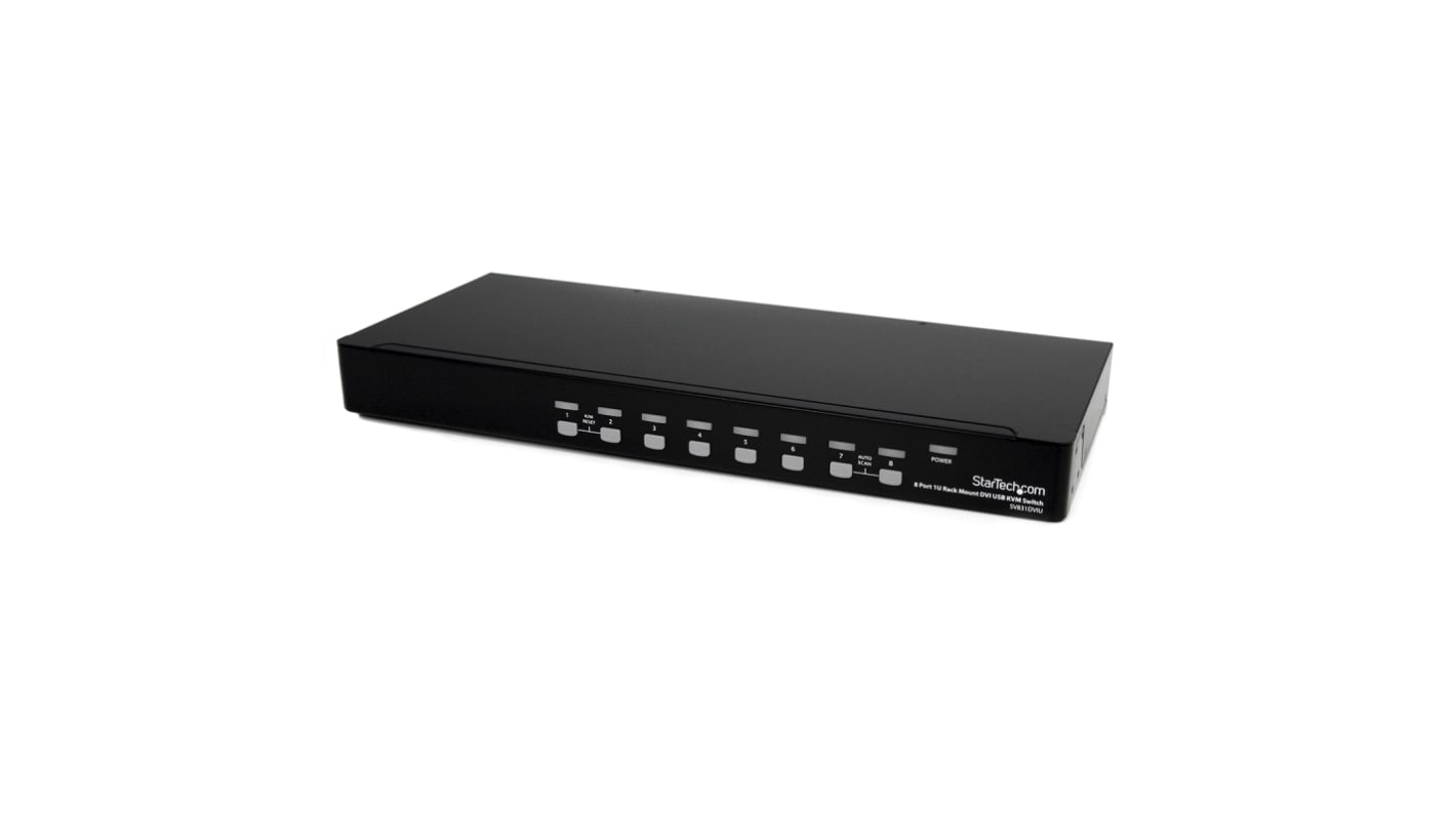 StarTech.com 8 Port USB DVI KVM Switch, 1920 x 1200 Maximum Resolution