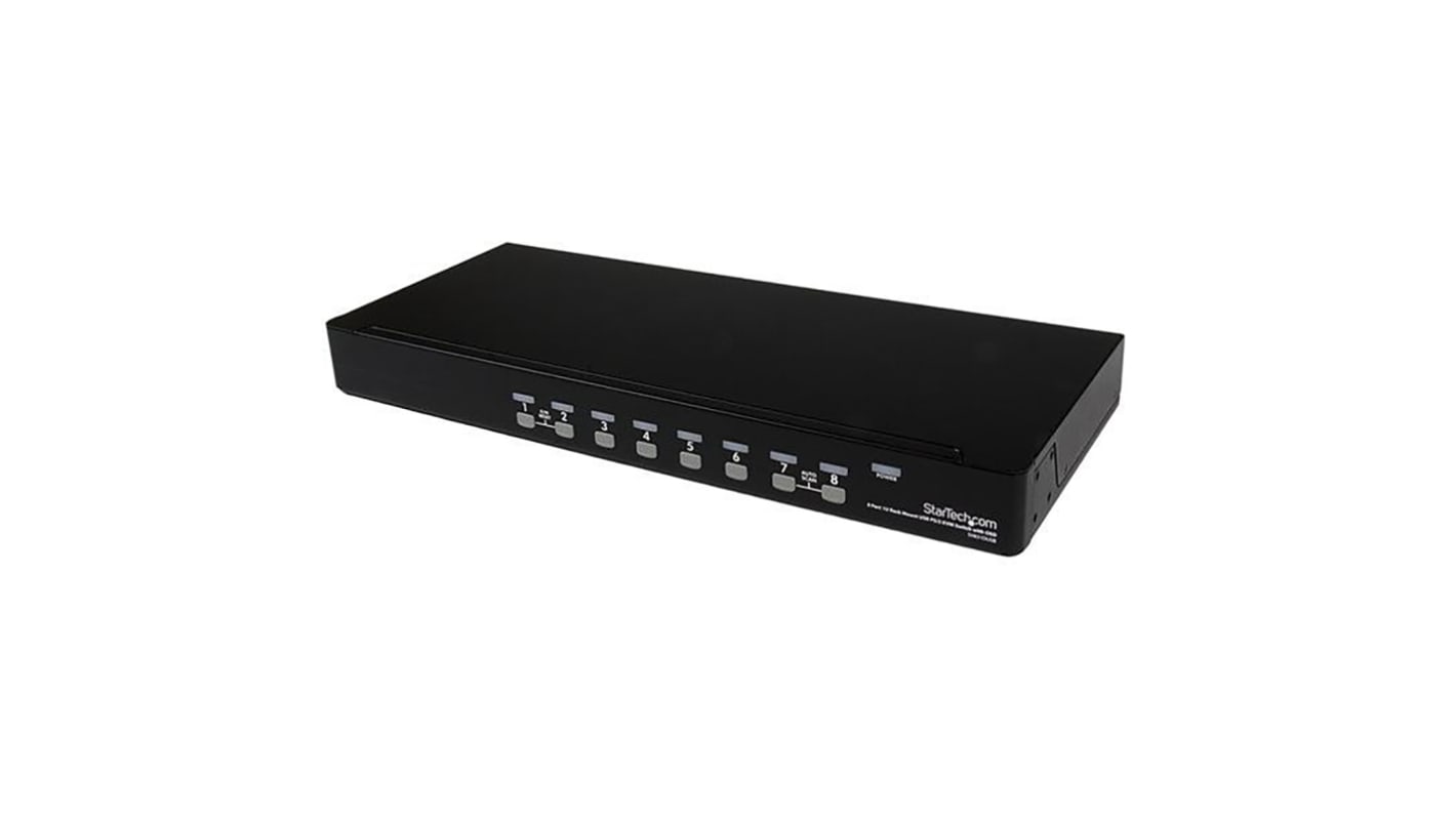 StarTech.com 8 Port USB VGA KVM Switch, 1920 x 1440 Maximum Resolution