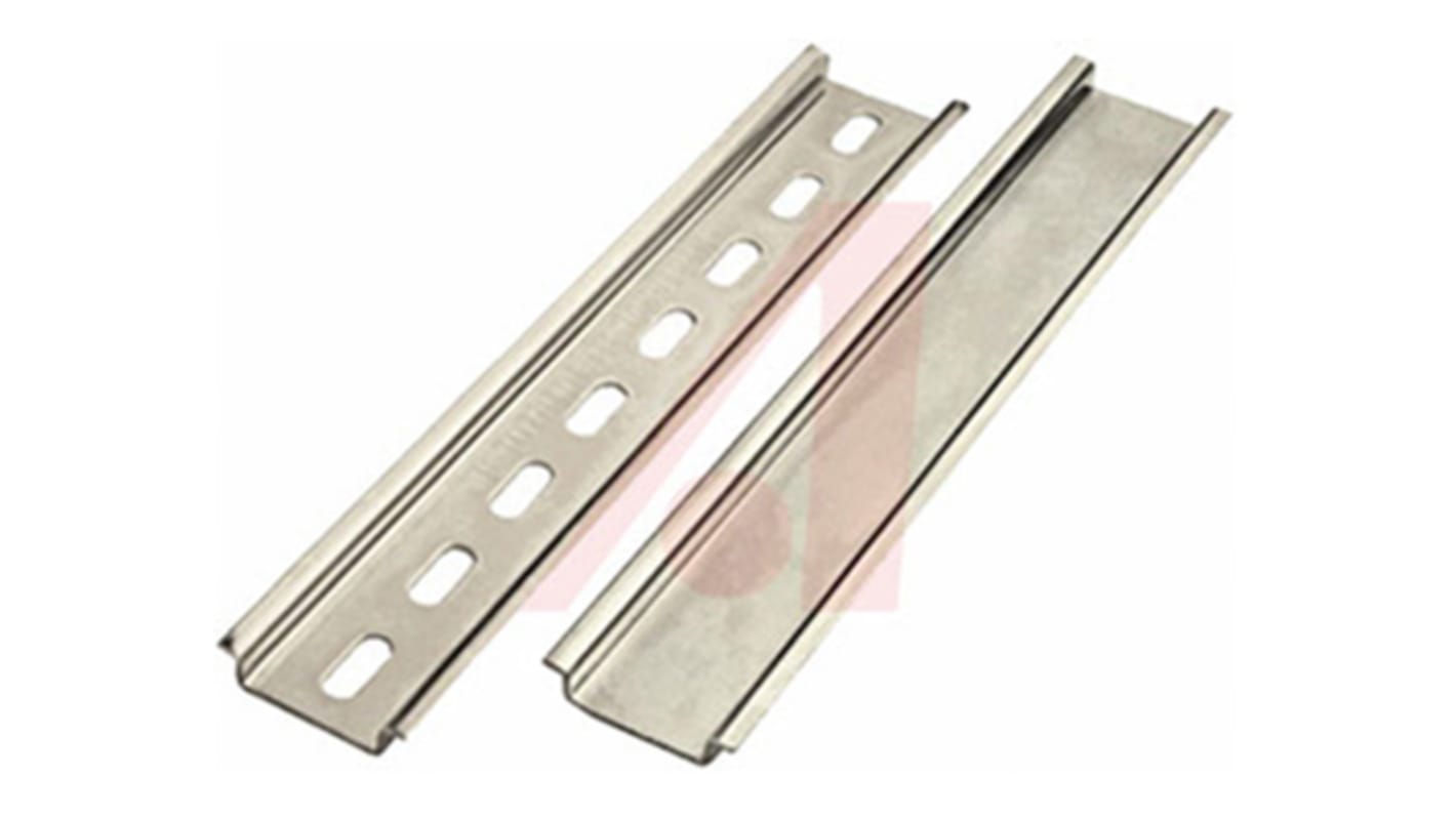 Altech Steel Perforated DIN Rail, Top Hat Compatible, 1m x 35mm x 7.5mm