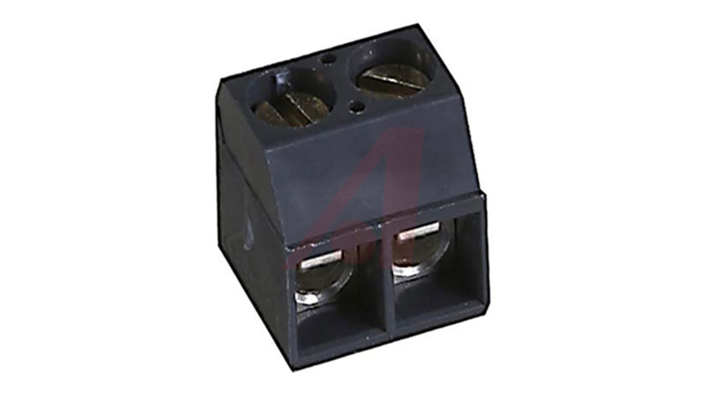 Altech AK555 Series PCB Terminal Block, 2-Contact, 3.5mm Pitch, Through Hole Mount, 1-Row, Screw Termination