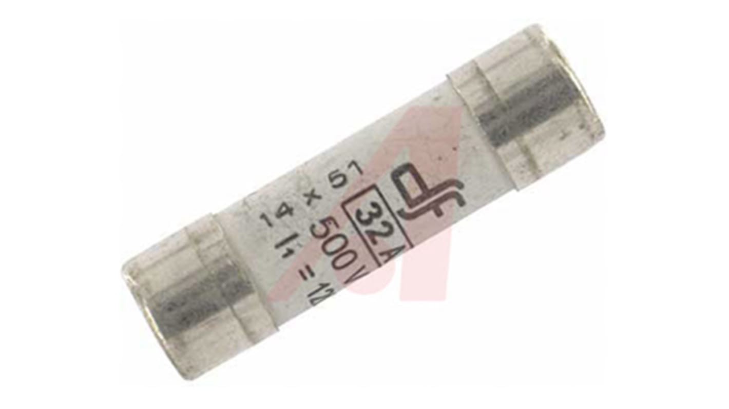 Altech 32A T Ceramic Cartridge Fuse, 14 x 51mm