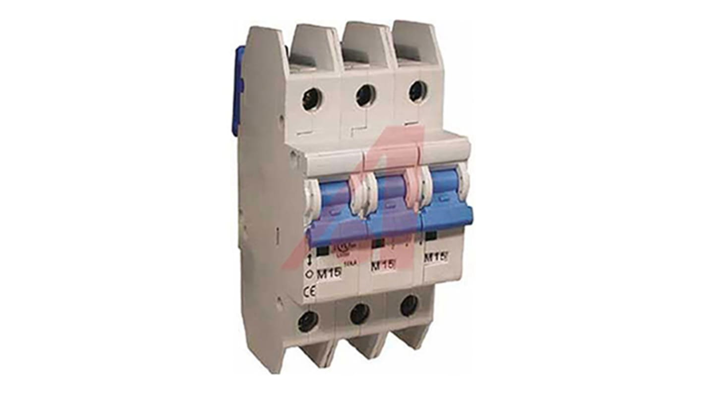 Altech Thermal Magnetic Circuit Breaker - L 3 Pole DIN Rail Mount, 4A Current Rating