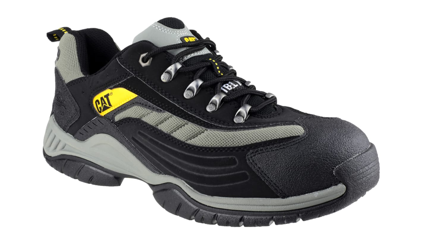 CAT Moor Men's Black Steel  Toe Capped Safety Trainers, UK 7, EU 41