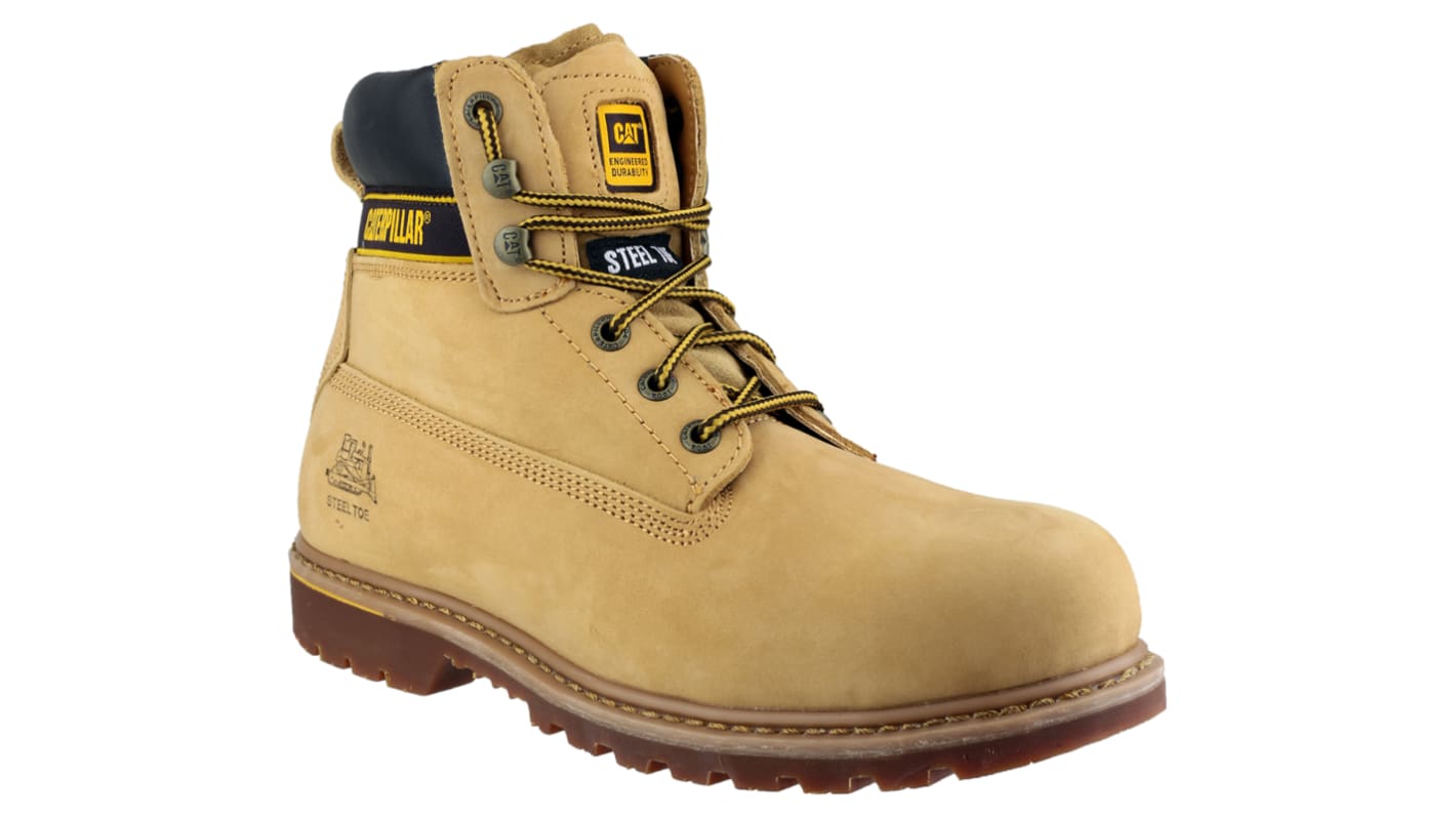 P708215 CAT Holton Honey Steel Toe Capped Men s Safety Boots UK 8 EU 42 RS