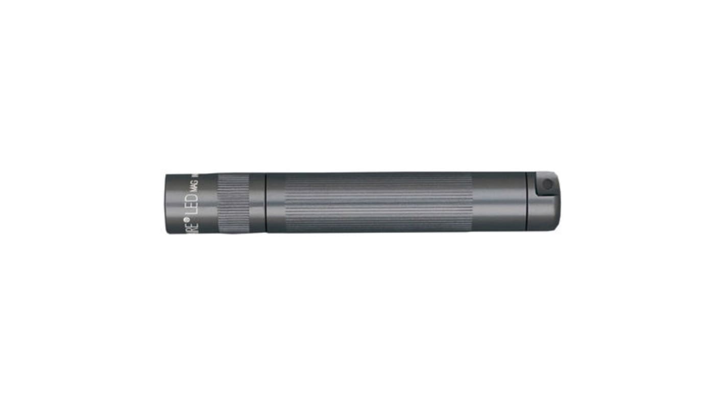 Maglite Solitaire Taschenlampe Schlüsselanhänger LED Grau im Alu-Gehäuse , 37 lm / 61 m, 81 mm