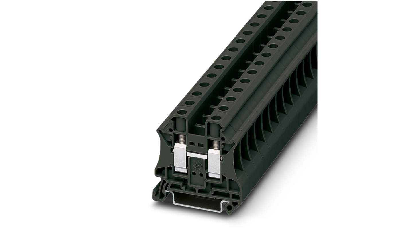 Phoenix Contact 3046320 UT 10 BK Series Black, Single-Level, Screw Termination