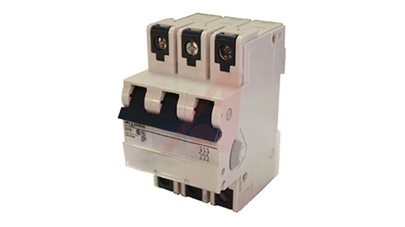 Altech Thermal Circuit Breaker - V-EA 3 Pole 480Y/277V Voltage Rating DIN Rail Mount, 50A Current Rating