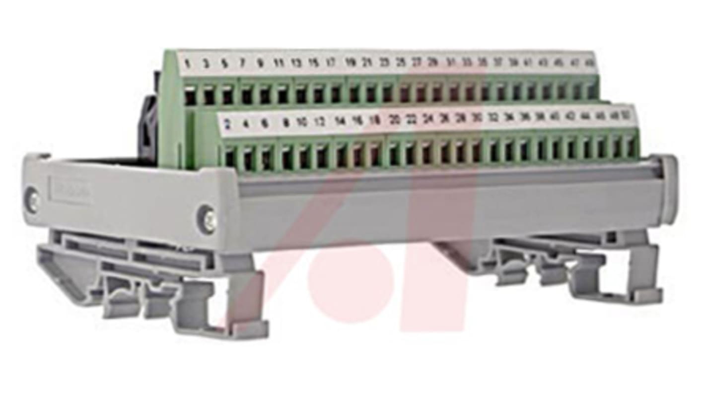Altech 50-Contact Female Interface Module, SD-F37 Connector, DIN Rail Mount, 3A