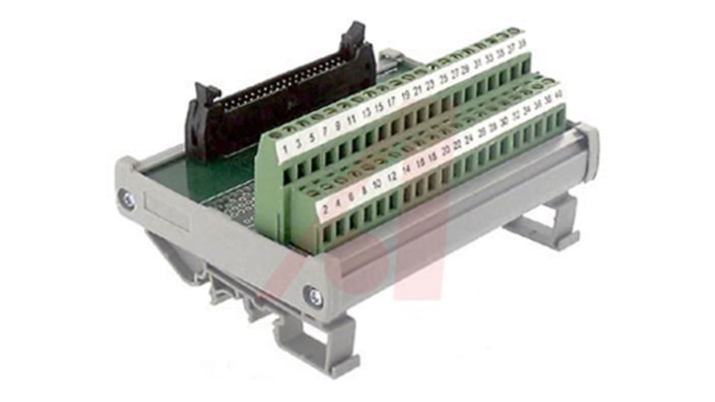 Altech 40-Contact Female Interface Module, SD-F37 Connector, DIN Rail Mount, 3A