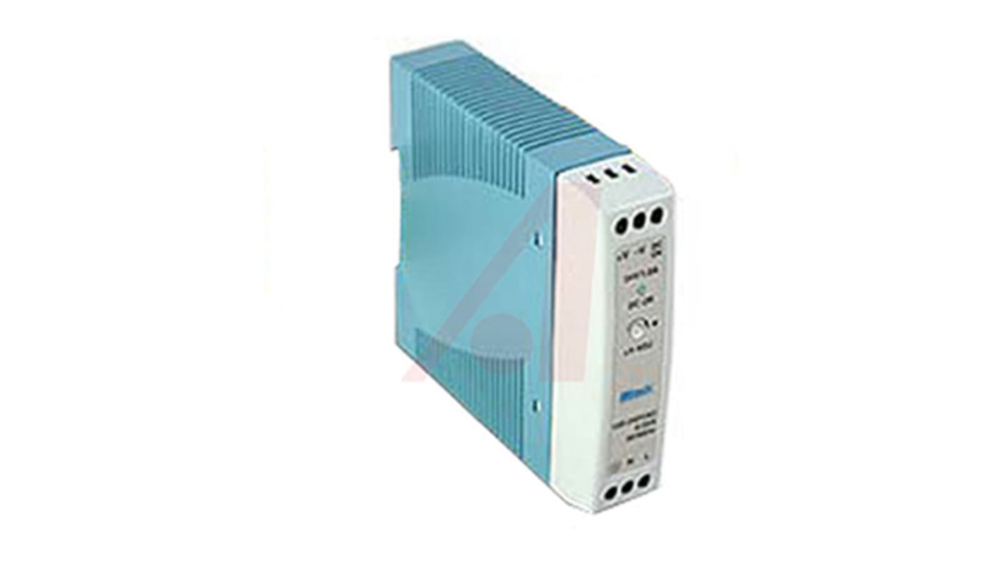 Altech PS-S20 Switch Mode DIN Rail Power Supply, 230V ac, 15V dc, 1.34A Output, 20W