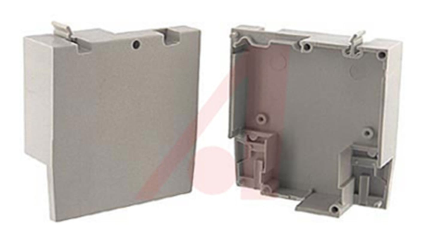Altech Vented Enclosure Type KO4070 Series , 28 x 68 x 60mm, Glass Filled Polycarbonate DIN Rail Enclosure