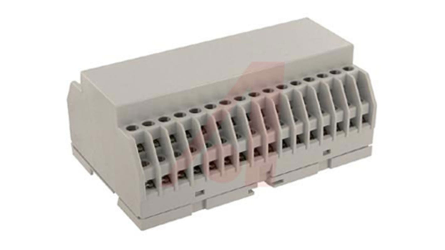 Altech Solid Enclosure Type KU4000 Series , 140 x 62 x 99mm, Glass Filled Polycarbonate DIN Rail Enclosure