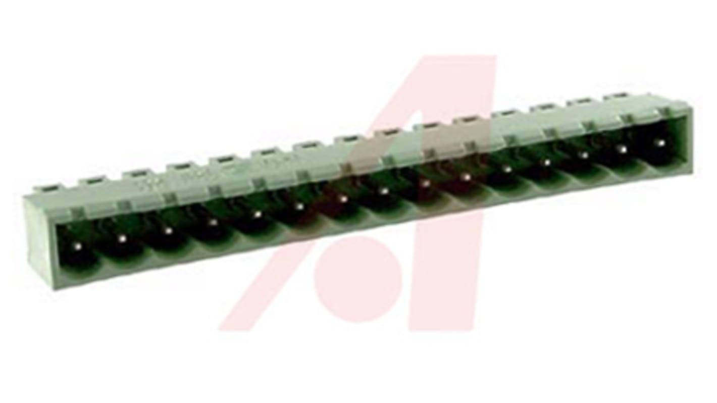 Altech PCB Terminal Block, 15-Way, 12 (UL) A, 16 (IEC) A, Solder Termination