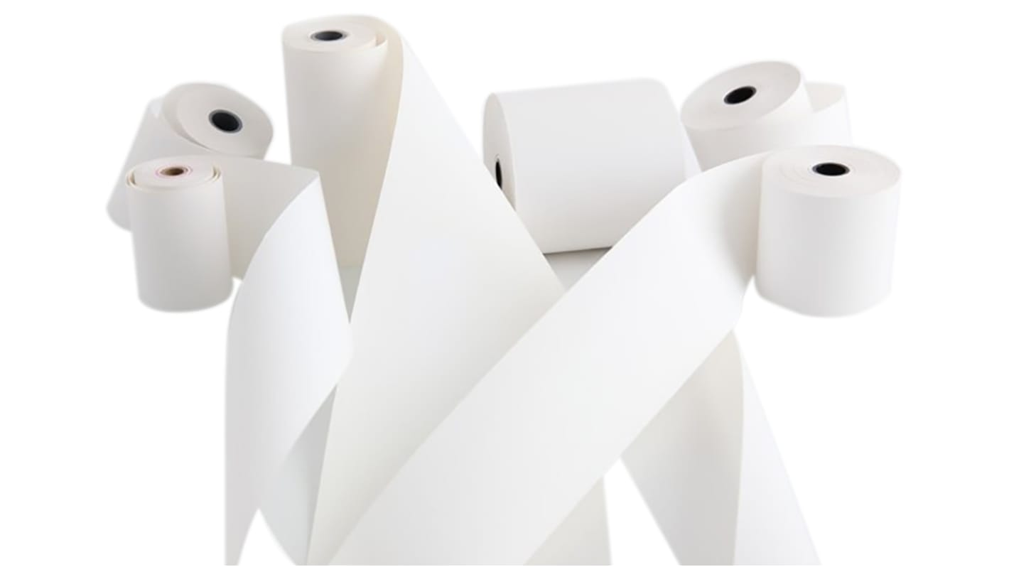 Able Systems White Thermal Paper Roll