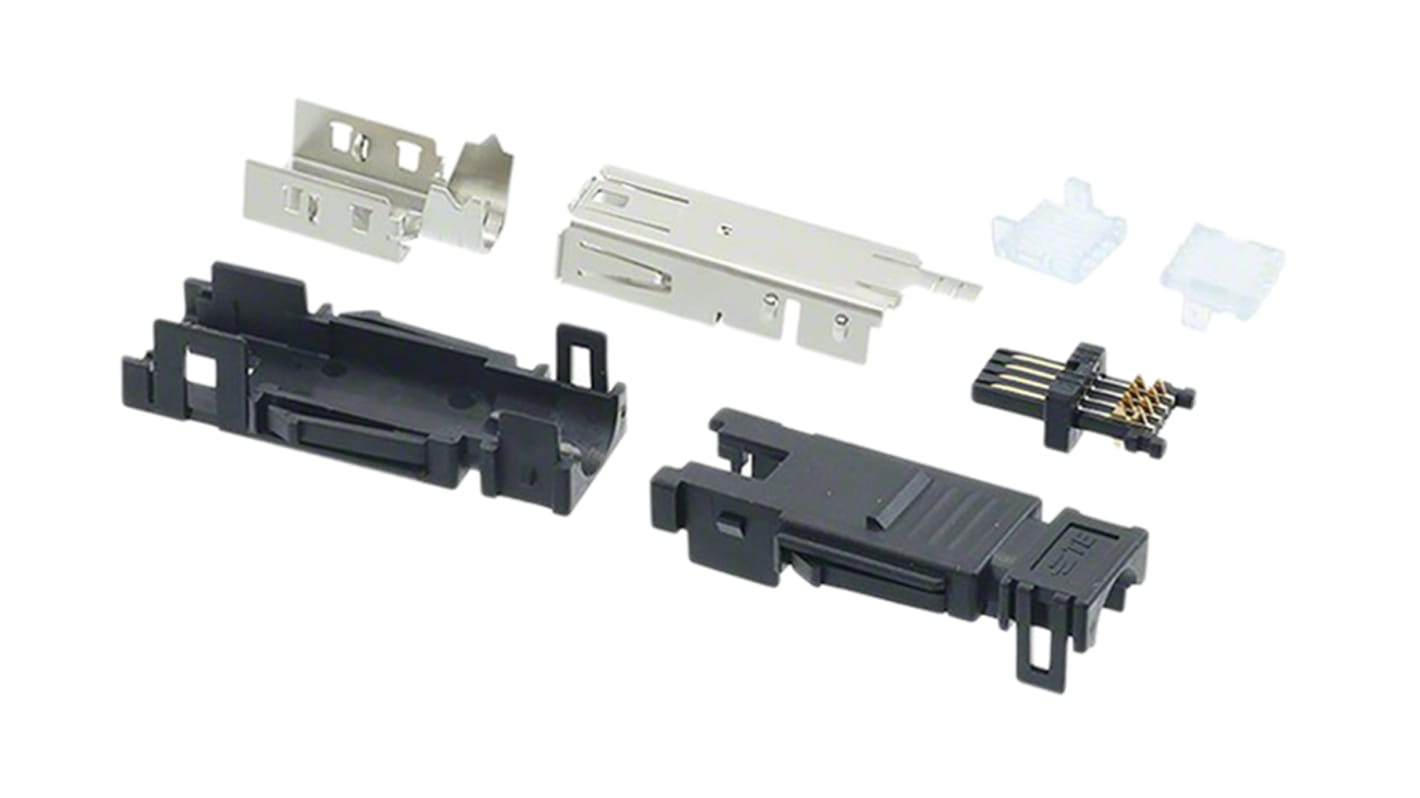 TE Connectivity, Type II Cable Mount Mini I/O Connector Female, 8 Way, Shielded