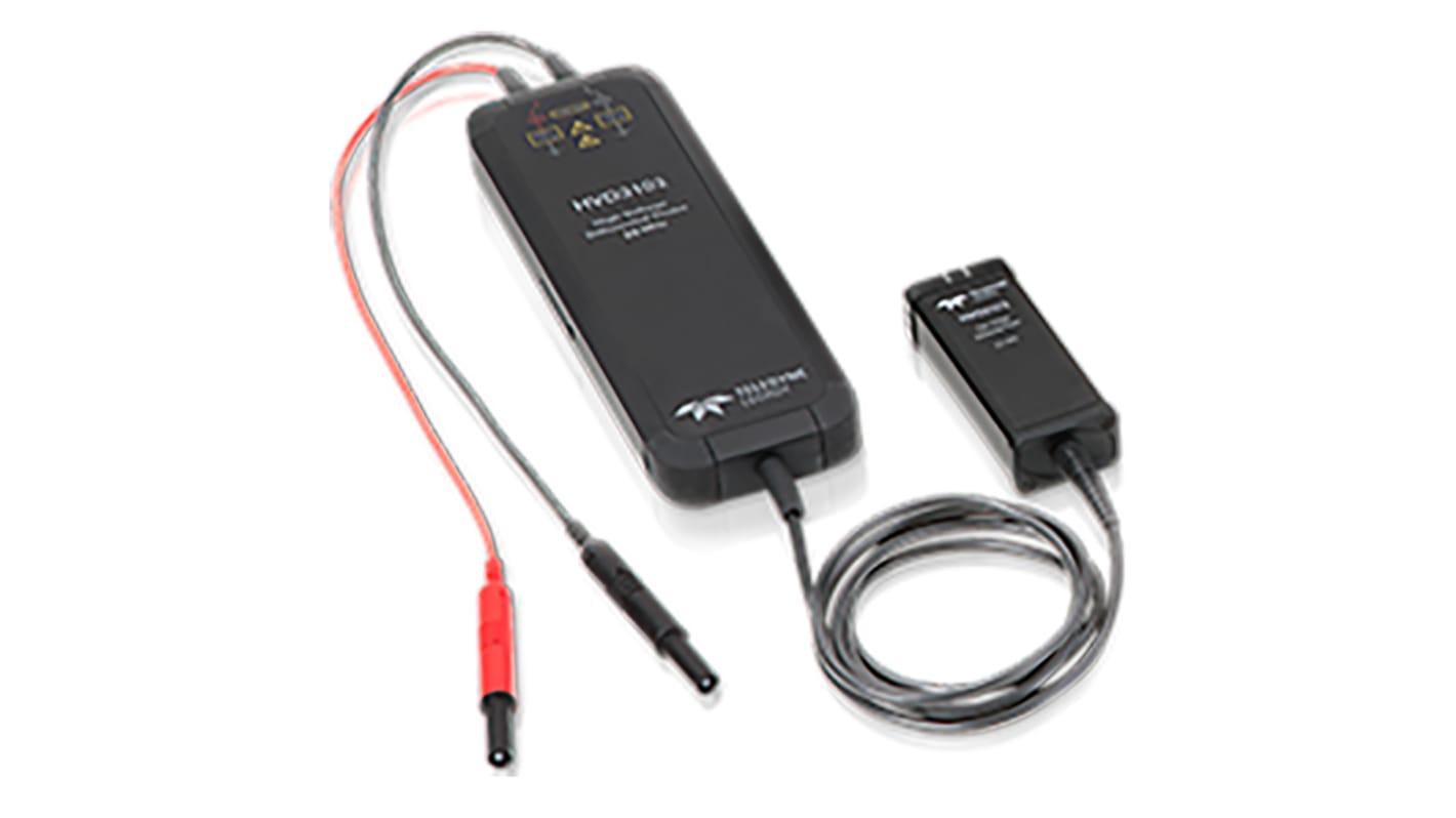 Teledyne LeCroy HVD 3000 Series Oscilloscope Probe, Differential Type, 25MHz, 1000x, 100x