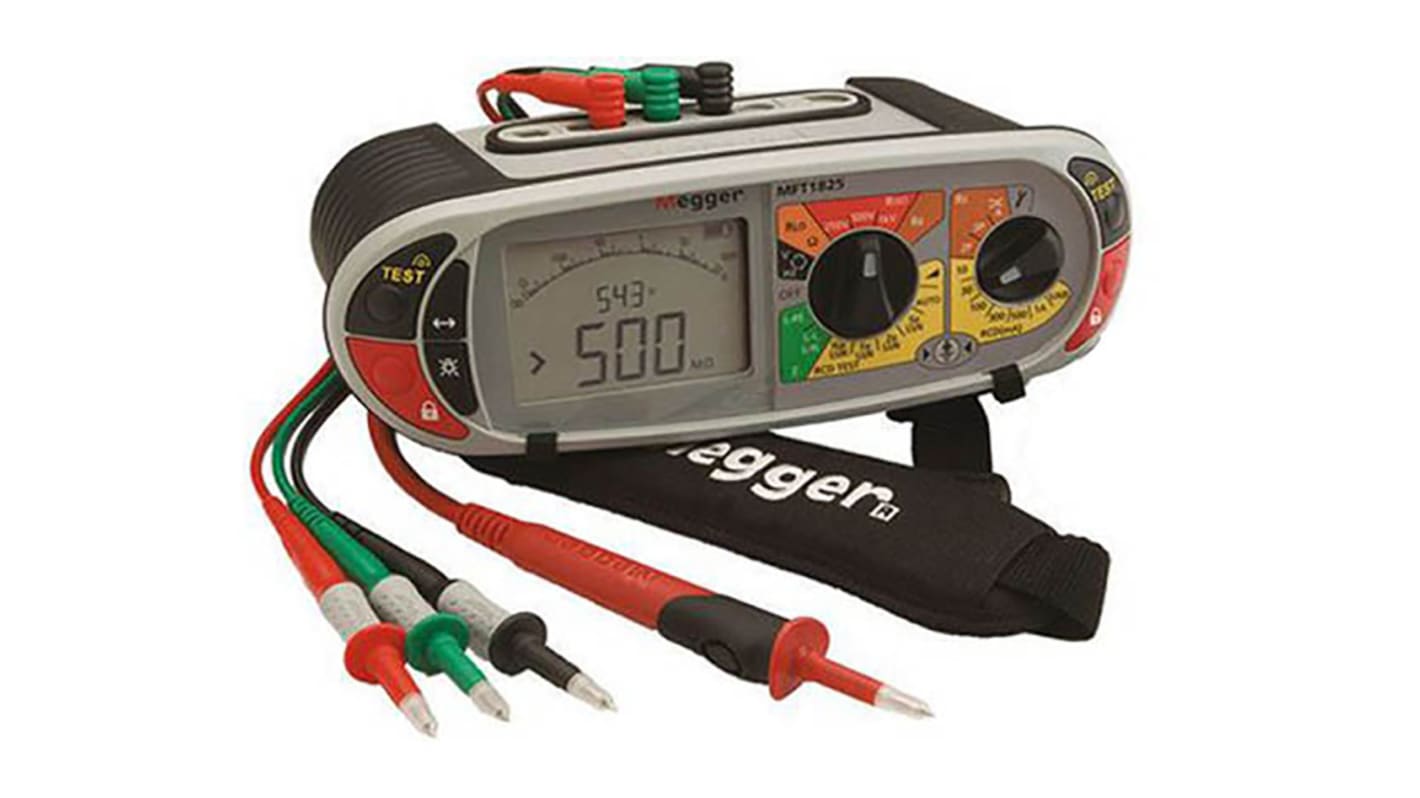 Megger MFT1825 Multifunction Tester, 1000V , Earth Resistance Measurement With Australia Mains