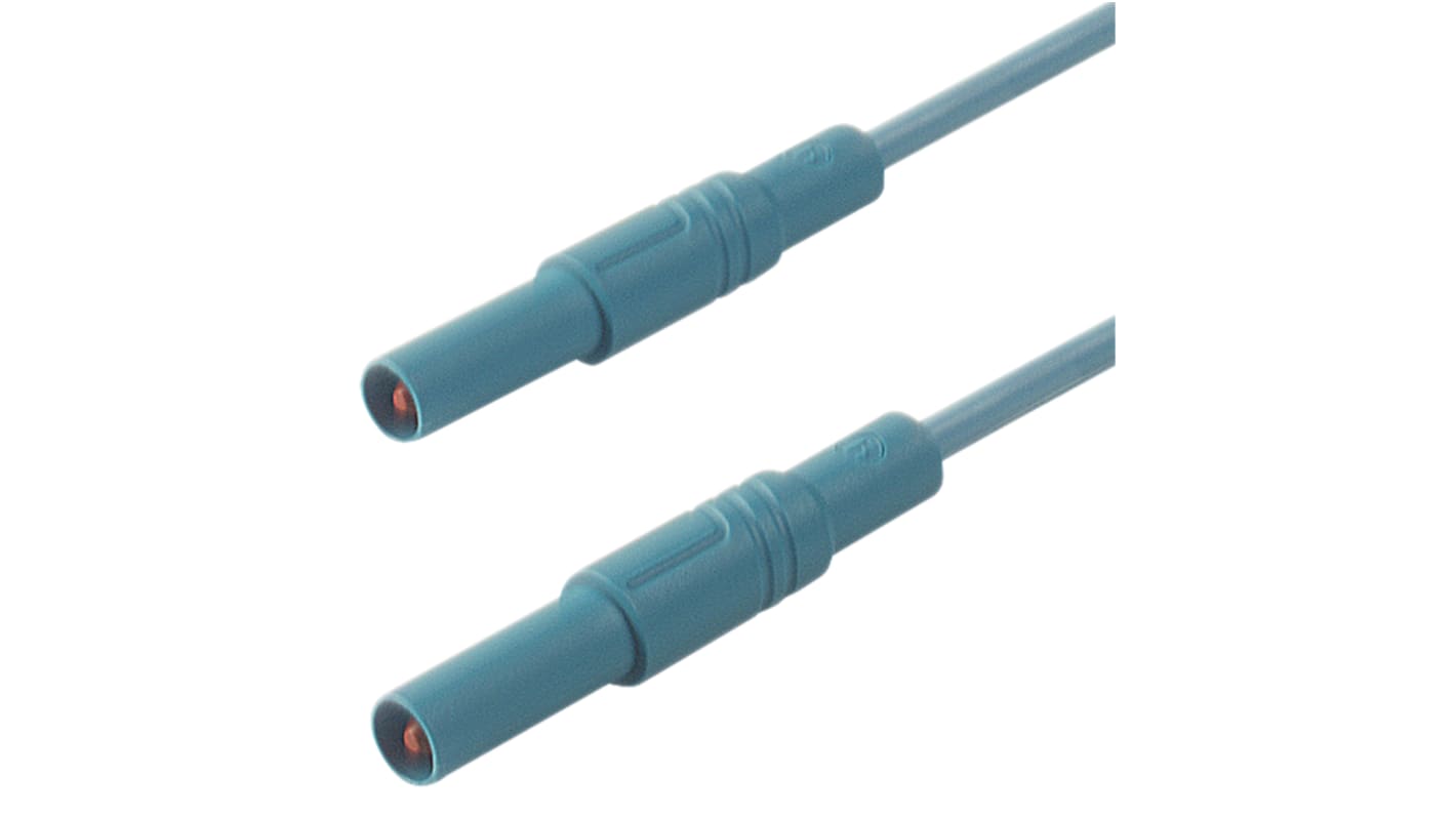 Hirschmann Test & Measurement, 16A, 1000V ac/dc, Blue, 2m Lead Length