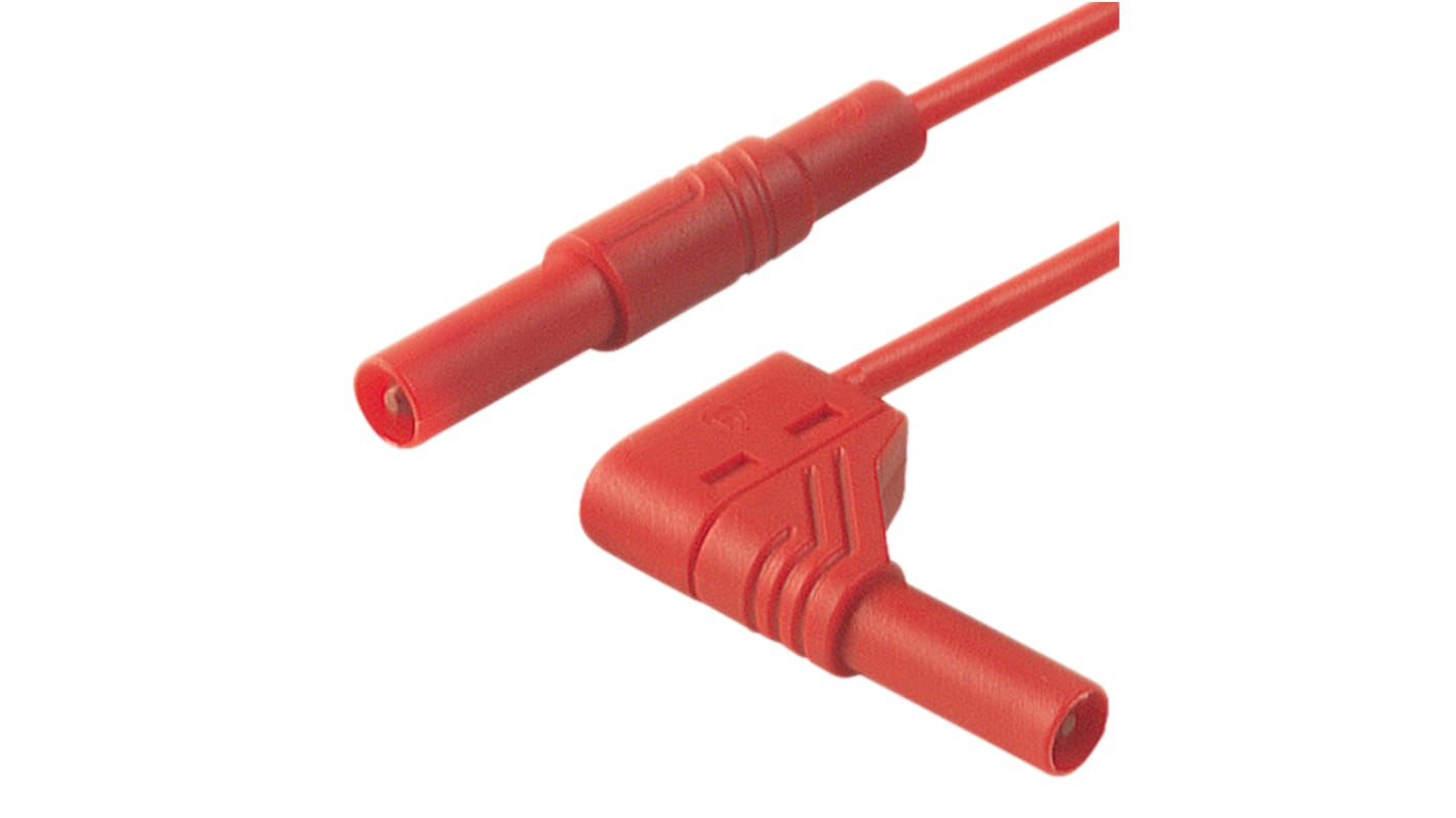 Hirschmann Test & Measurement, 16A, 1000V ac/dc, Red, 1m Lead Length