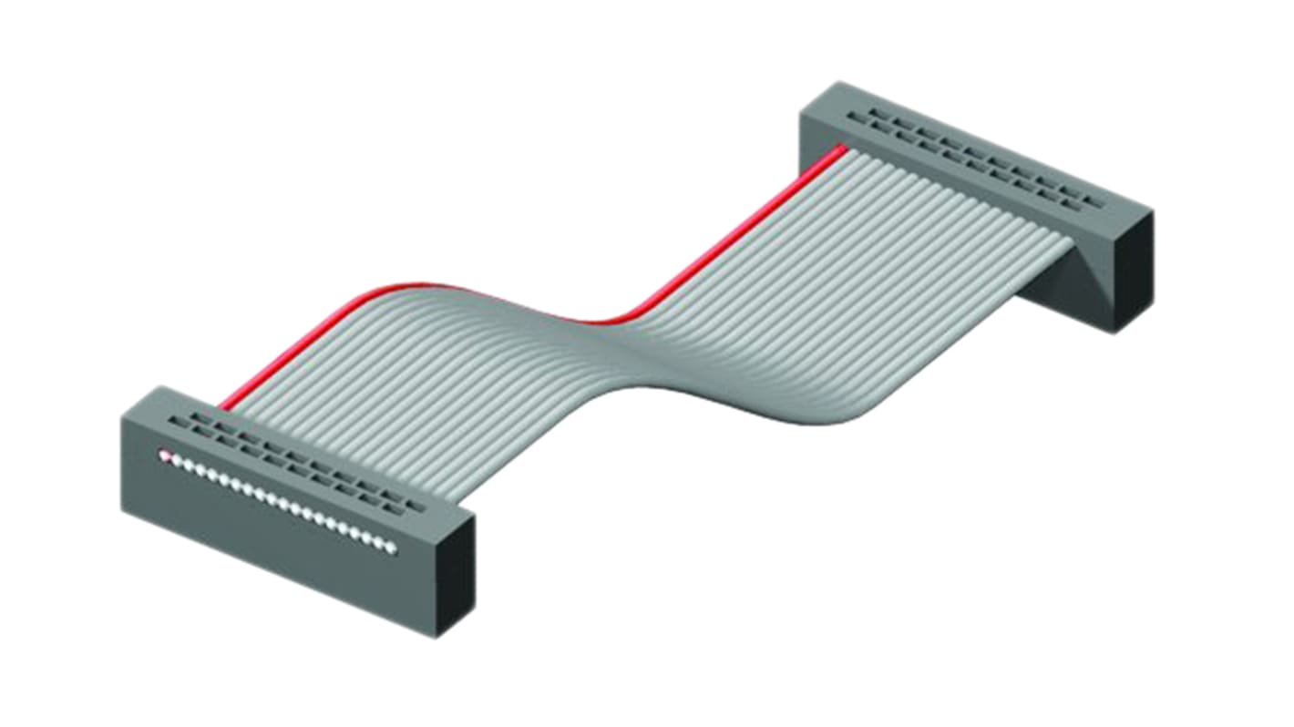 Cavo ribbon 30 vie Samtec, passo 1.27mm, 30 AWG