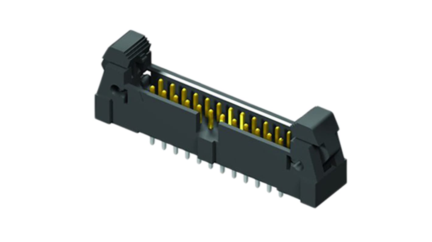 Conector macho para PCB Samtec serie EHT de 16 vías, 1 fila, paso 2.0mm, para soldar, Montaje en orificio pasante