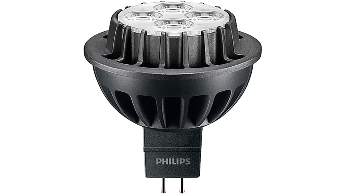 Philips Lighting 8 W GU5.3灯座 暖白色 LED反射灯, 50W白炽灯等值, 2700K色温, 900 mA额定电流, 51mm直径