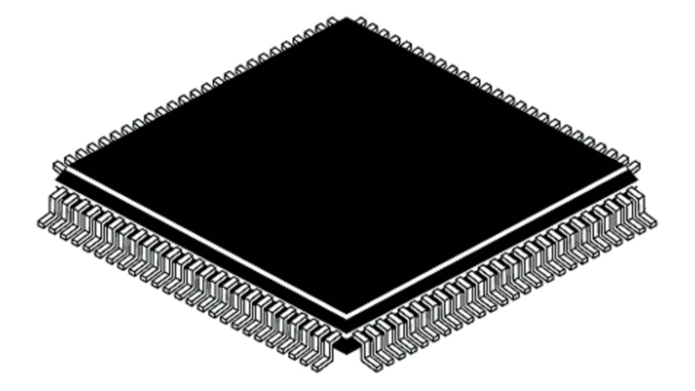 Microcontrôleur, 32bit, 64 kB, 256 kB RAM, 256 Ko, 100MHz, LQFP 100, série Embedded Microcontroller
