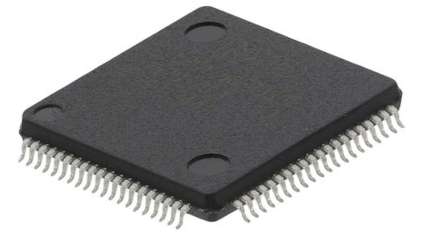 Mikrokontroler Renesas Electronics R8C LQFP 80-pinowy Montaż powierzchniowy R8C CPU 128 kB (ROM), 4 kB (Flash) 16bit